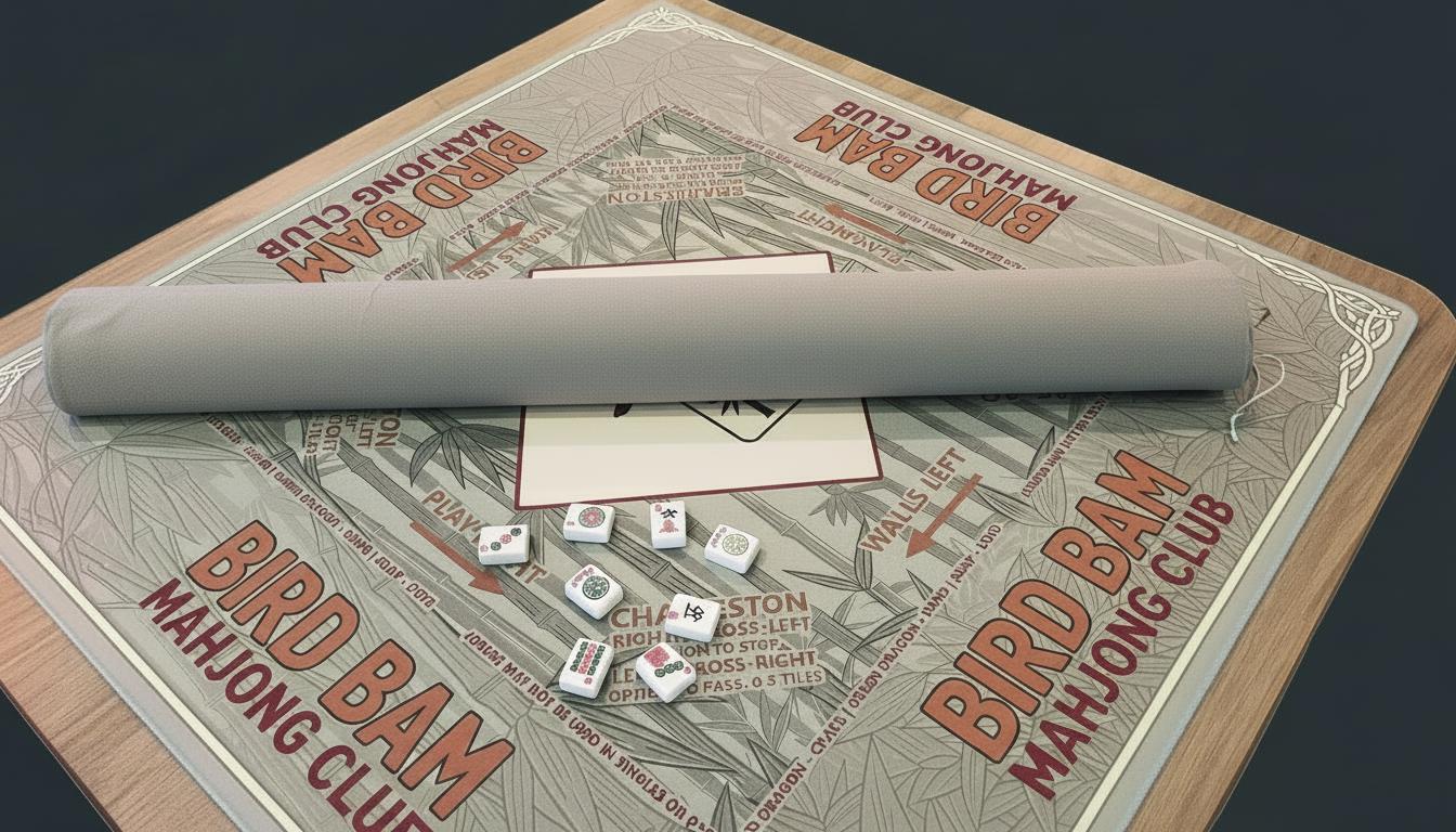 Velvet Mahjong Mat Bag | Mah Jongg Accessory | Gift for Mahjong Player