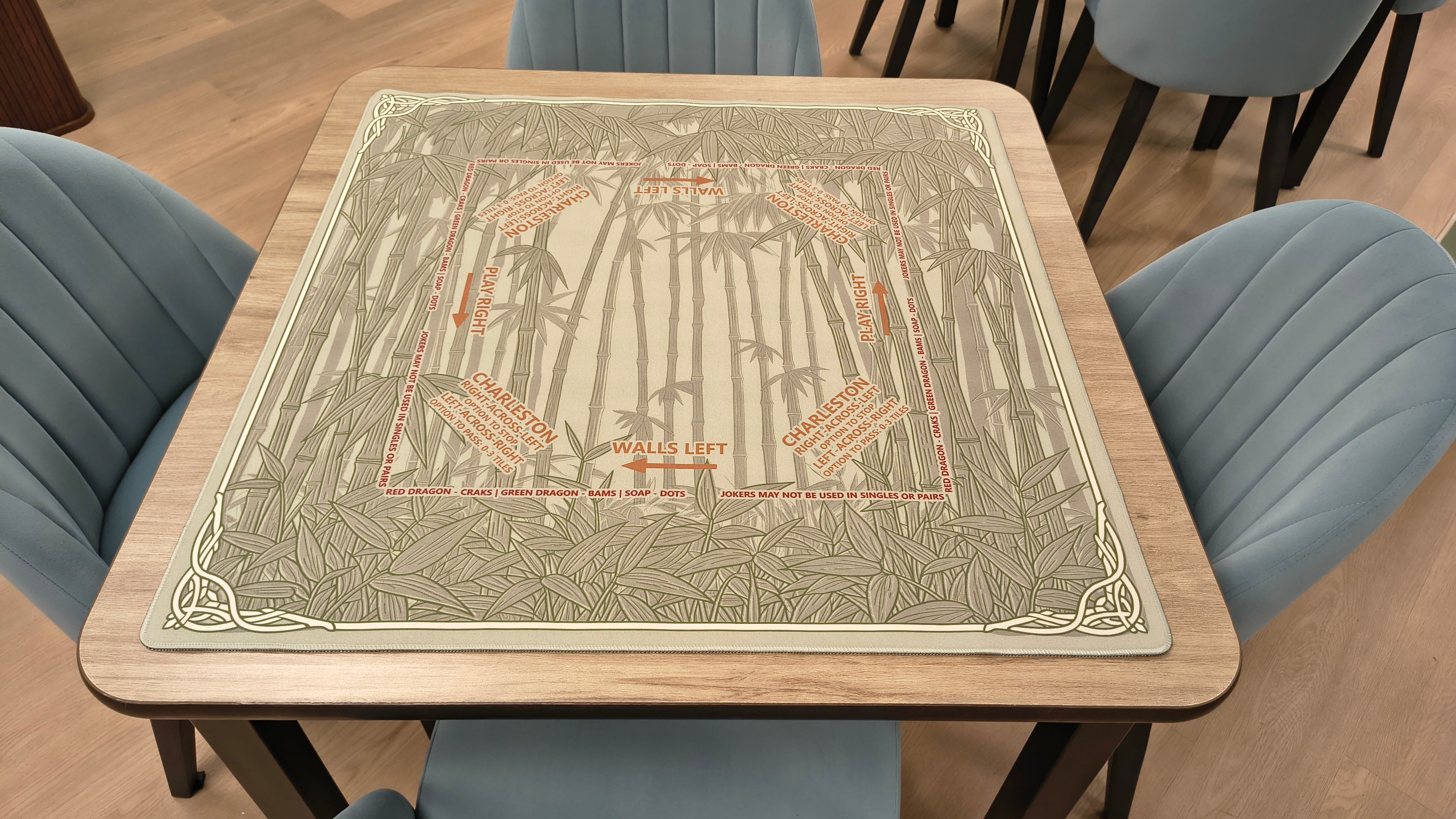 Mahjong Mats | Original Designs | Extra Thick Mah Jongg Play Mats | No Creases