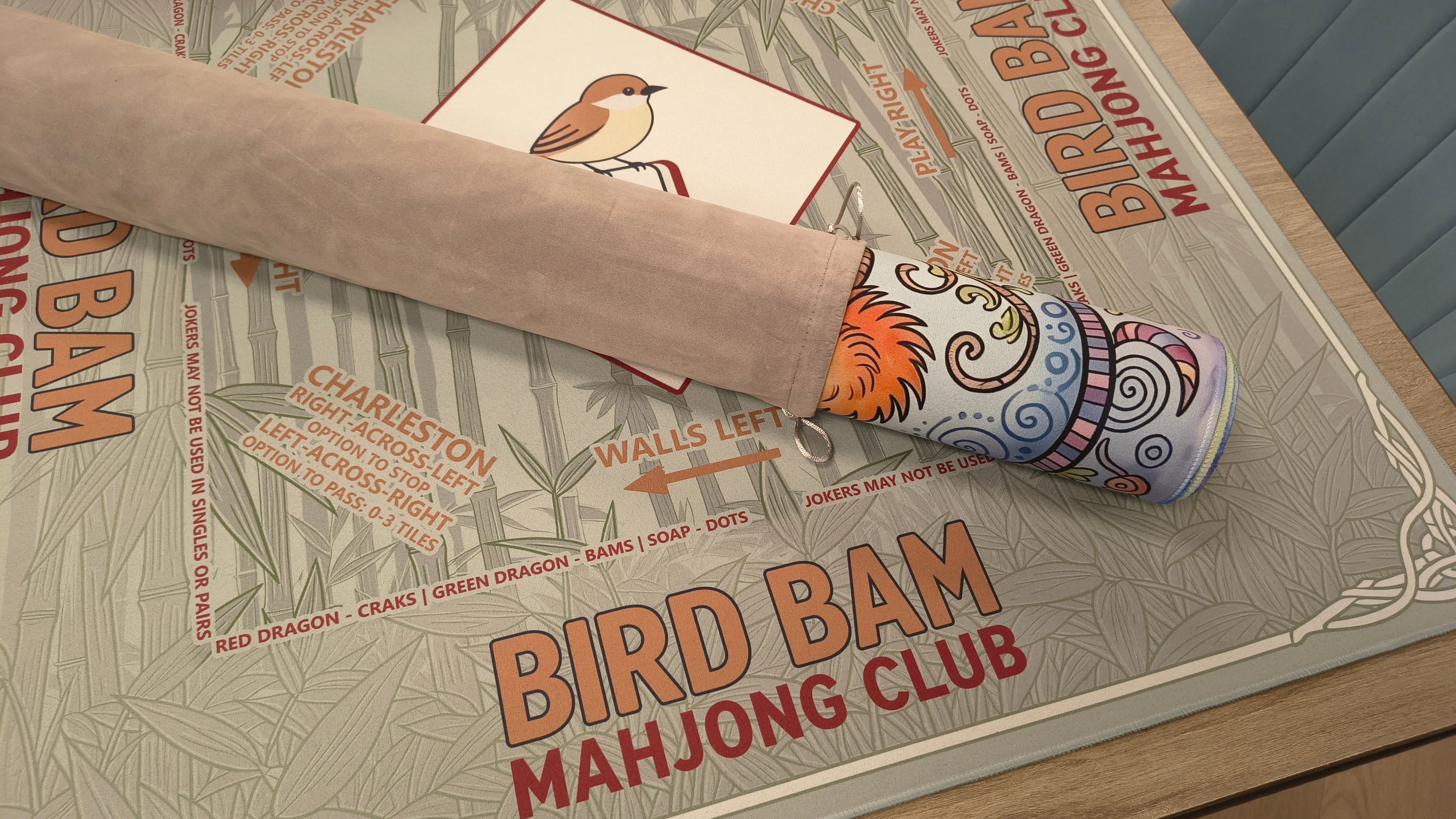 Mahjong Mats | Original Designs | Extra Thick Mah Jongg Play Mats | No Creases